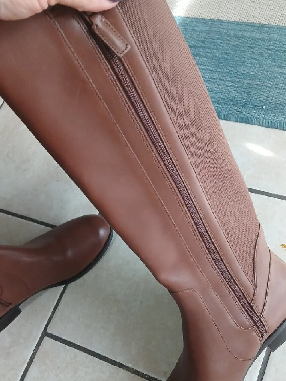 COLE HANN Womens Size 9 Tall Brown Over-the-Knee Riding Boots NWOB